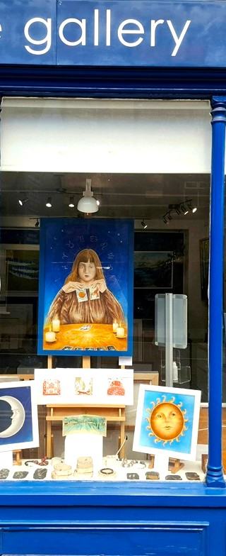 Nicholas King Artist August Artist in Focus - gallery window - Copy