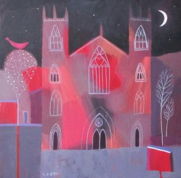 Night Lit Minster (print)