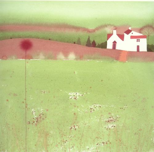 Tall Red Tree (Print)